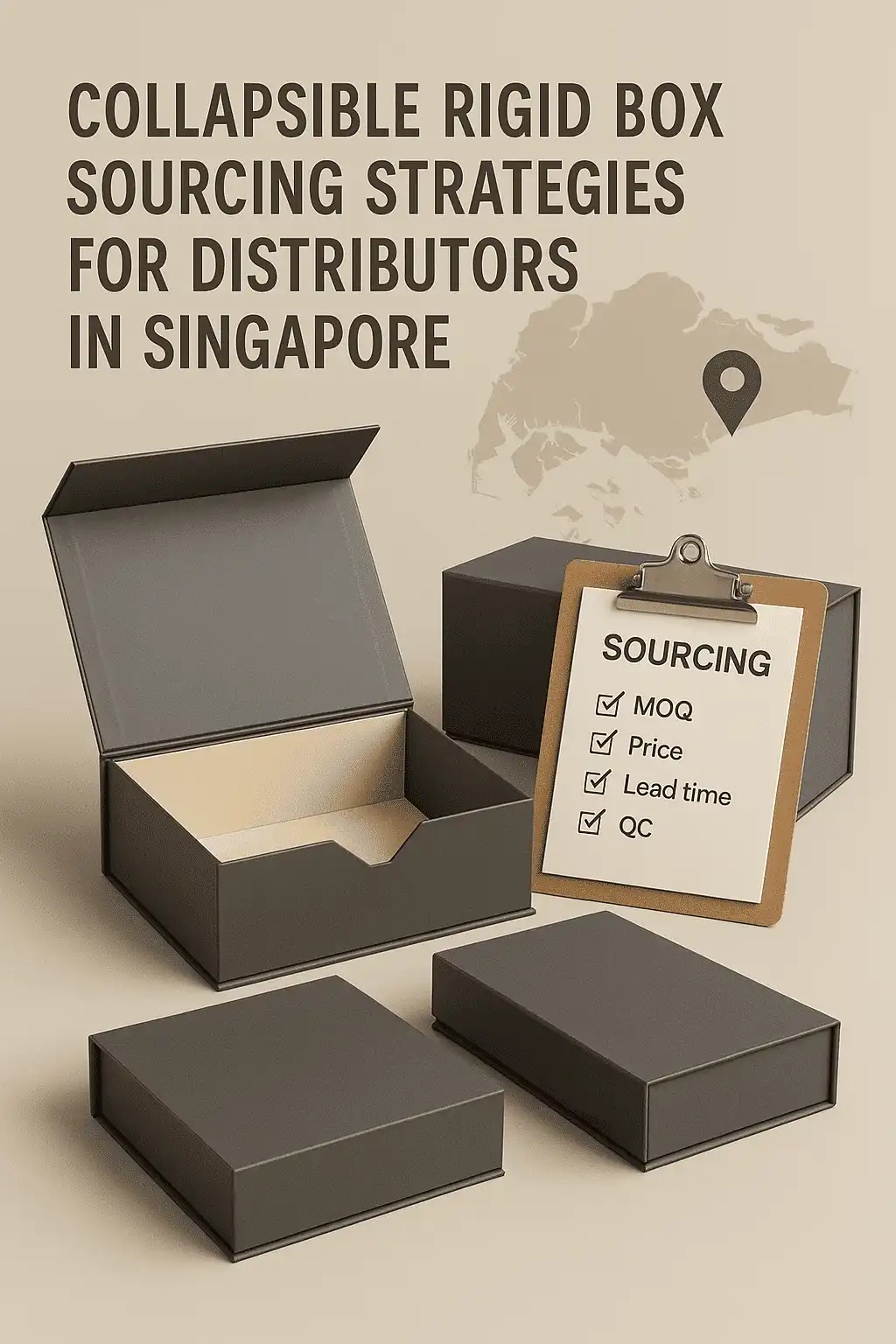 Collapsible Rigid Box Sourcing Strategies for Distributors in Singapore